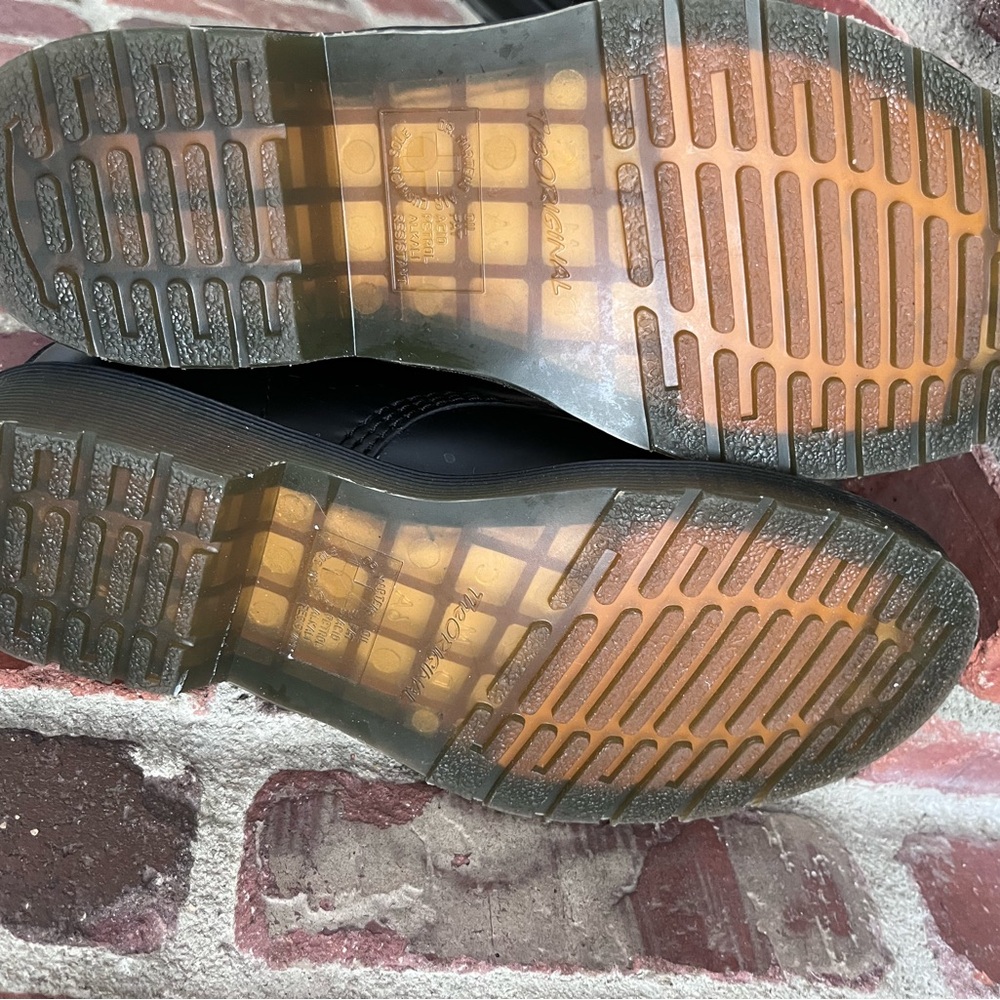 Dr. Martens Black Leather Boots - Picture 2 of 3